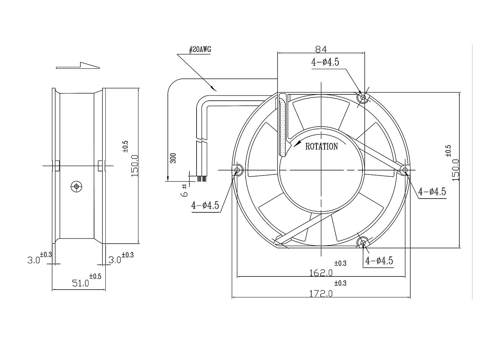 MF17251 Dimensions