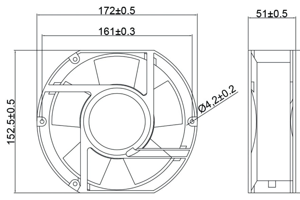 MF17251-SQ Dimensions