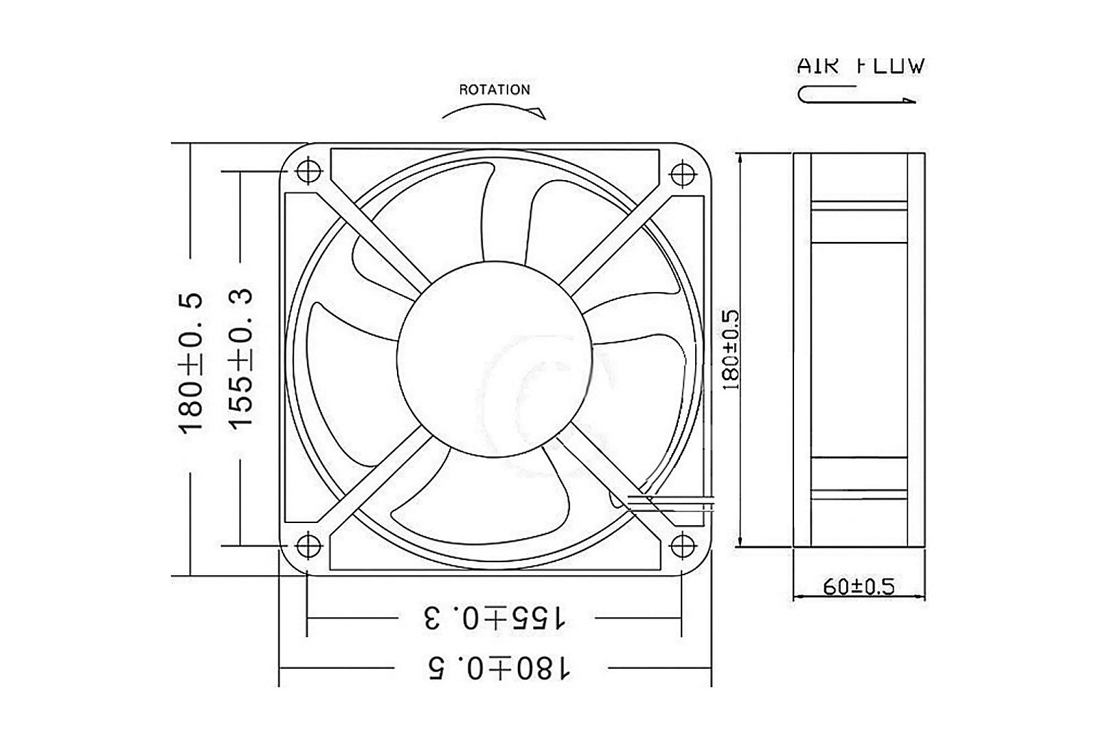 MF18060 Dimensions