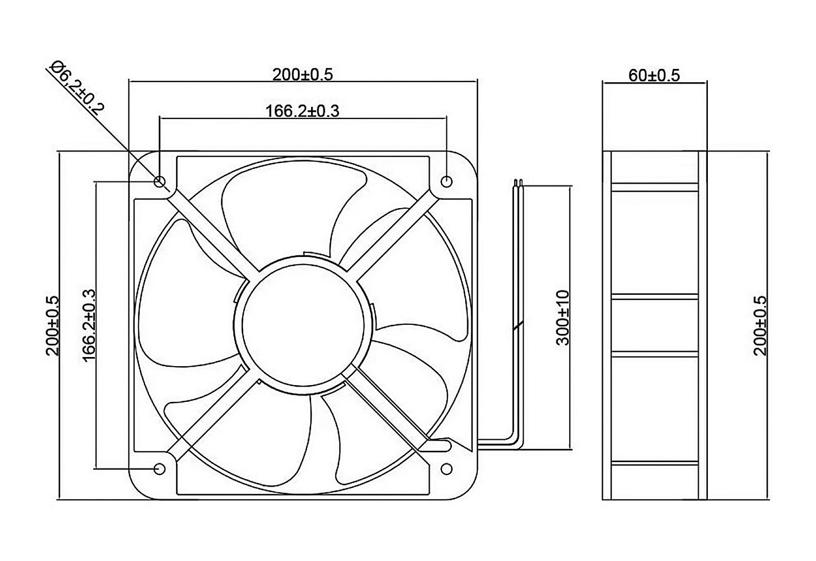 MF20060 Dimensions